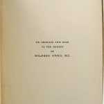 Wheels 1919. Fourth Cycle. Dedication