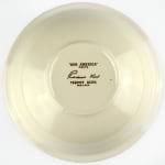 "Our America" series nine-inch bowl: Manhattan by Rockwell Kent. Chopmark.