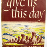 Give Us This Day. Dust jacket