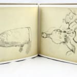 Paul Cezanne Sketchbook, 1875-1885. Illustrated spread