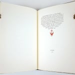 To Colour Thought by Leonard Baskin. Colophon