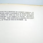 The Book of Jonah, illustrated by David Jones, colophon