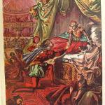 Spiashchaia Tsarevna [The Sleeping Princess]. Interior page, illustration.