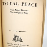 Total Peace. What Makes Wars and How to Organize Peace by Ely Culbertson. Title page