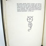 Three Letters from Robert Louis Stevenson. Colophon.