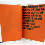 H is for HEMP. Text spread
