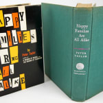 Happy Families Are All Alike by Peter Taylor. Dust jacket and blue boards.