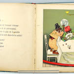 Grand Theatre des Animaux Savants by Lothar Meggendorfer. Interior page with animals at a table.