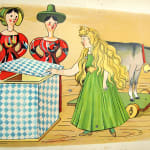 La Princesse Rose des Bois by Lothar Meggendorfer. Movable illustration