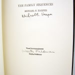 The Family Sequences by Michael S. Harper. Signed title page