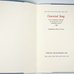 Fourteen Items by the Firefly Press. Convivial Song title page.