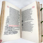 The Tale of Beowulf Sometime King of the Weder Geats, printed by the Kelmscott Press. Text