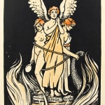 Oorlogsidyllen. 10 Teekeningen. Illustration