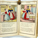 An Entertaining History of Little Jack Horner. Interior page with hand-colored illustrations.