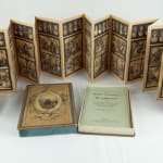 Petit Musée National: L'Histoire de France en 125 Tableaux illustrated by Charles Augustin Letaille. Full accordion fold and box.