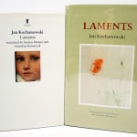 Laments by Jan Kochanowski. Front cover and dust jacket cover.