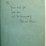 Happy Families Are All Alike by Peter Taylor. Inscription by author.