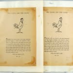 Saga of the Four Fables from Aesop. Illustrated pages.