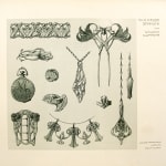 Neuer Schmuck by Maurice Dufrène, illustrated by A. Calavas. Interior page, jewelry design.