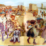 We Visit the Seashore reproduction. Illustrated spread