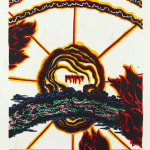 Am Anfang/Genesis by Gustav Wolf. Lithograph.