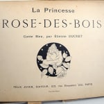 La Princesse Rose des Bois by Lothar Meggendorfer. Title page