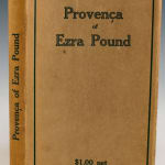 Provenca: Poems selected from Personae, Exultations, and Canzoniere by Ezra Pound. Front cover.