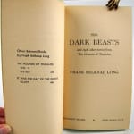 The Dark Beasts and Eight Other Spine-Chilling Tales from His Science-Fiction Masterwork The Hounds of Tindalos. Title-page spread