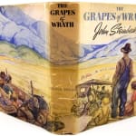 The Grapes of Wrath by John Steinbeck. Dust jacket front and back.