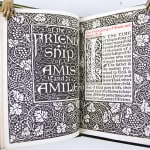 Kelmscott Press Amis and Amile. Title-page spread
