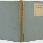 Poetical Sketches by William Blake. Binding