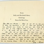 Interior of a card