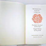 Medieval Latin Lyrics illustrated by Fritz Kredel. Title page