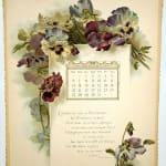 Ernest Nister's Art Calendar for 1893. August page