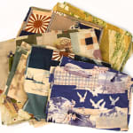 Nine pieces of propaganda (omoshirogara) fabric