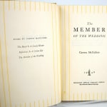 Member of the Wedding by Carson McCullers. Title page.
