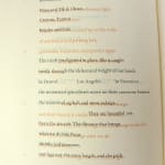 New World Suite Number Three: A Poem in Four Movements for Three Voices. Text page