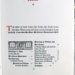 Mystique of Vellum. Contents page