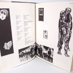 The Complete Prints of Leonard Baskin: A Catalogue Raisonné, 1948-1983 by Alan Fern and Judith O'Sullivan, illustrated by Leonard Baskin. Interior page.