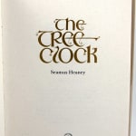 The Tree Clock by Seamus Heaney. Title page.