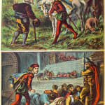 Spiashchaia Tsarevna [The Sleeping Princess]. Interior page, illustration.