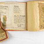 Barquitos del San Juan. Ano II No. 3. Illustrated text spread with pergamino extended