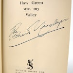 How Green Was My Valley by Richard Llewellyn. Signed title page