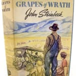 The Grapes of Wrath by John Steinbeck. Front dust jacket cover.