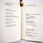 Uncorrected proof of Wintering Out by Seamus Heaney. Text spread