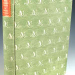 The Garden Party and Other Stories by Katherine Mansfield, illustrated by Marie Laurencin and designed by Hans Marderstieg. Front cover board and spine.