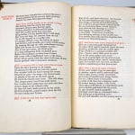 Endymion by John Keats, published by the Elston Press. Text spread