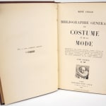 Bibliographie Générale du Costume et de la Mode. Title page