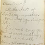 Roycrofters Autograph Book. Hand-written text page