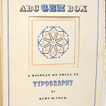 ABC Gem Box by Kurt H. Volk. Title page